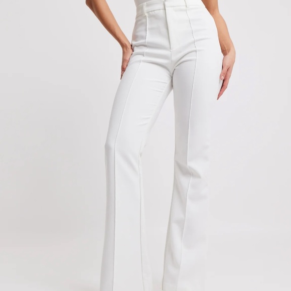 New White Wide Trousers - Picture 1 of 4